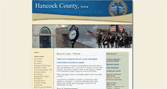 Desktop Screenshot of hancockcountyia.org