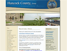 Tablet Screenshot of hancockcountyia.org
